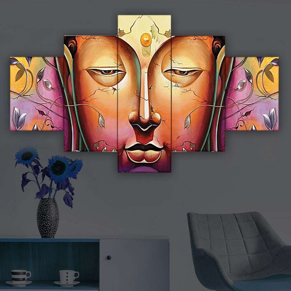 Set of Five 3D Framed Paintings - Image 2
