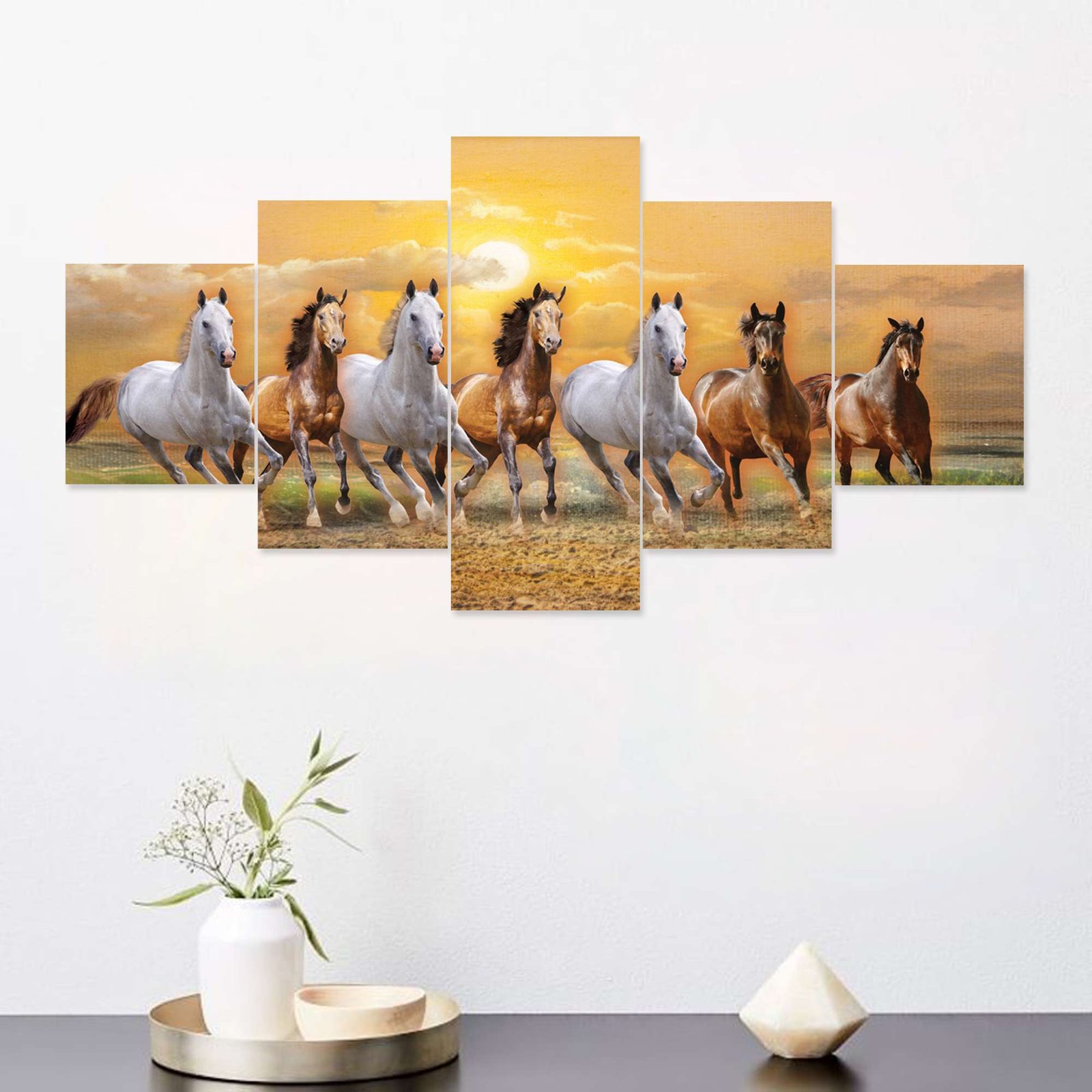 Set of Five 3D Framed Paintings - Image 4