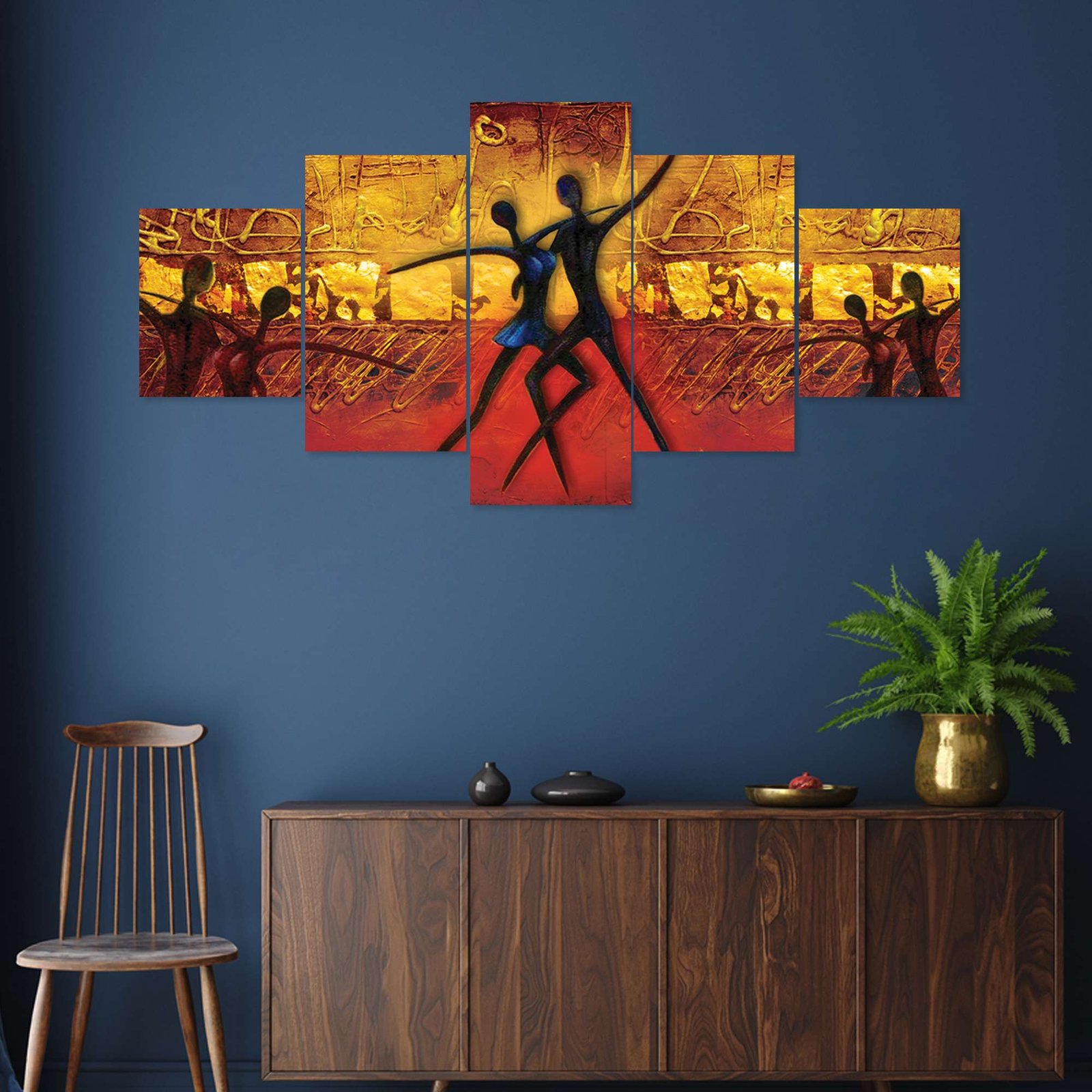 Set of Five 3D Framed Paintings