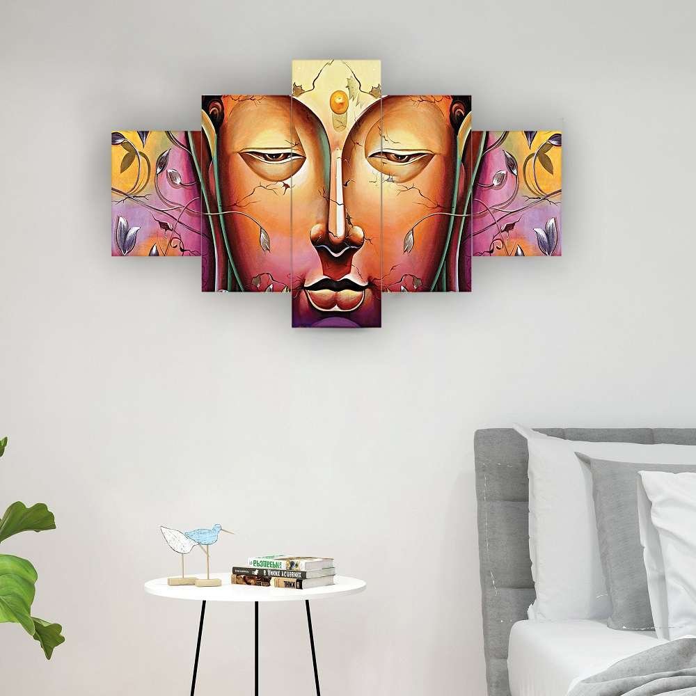 Set of Five 3D Framed Paintings