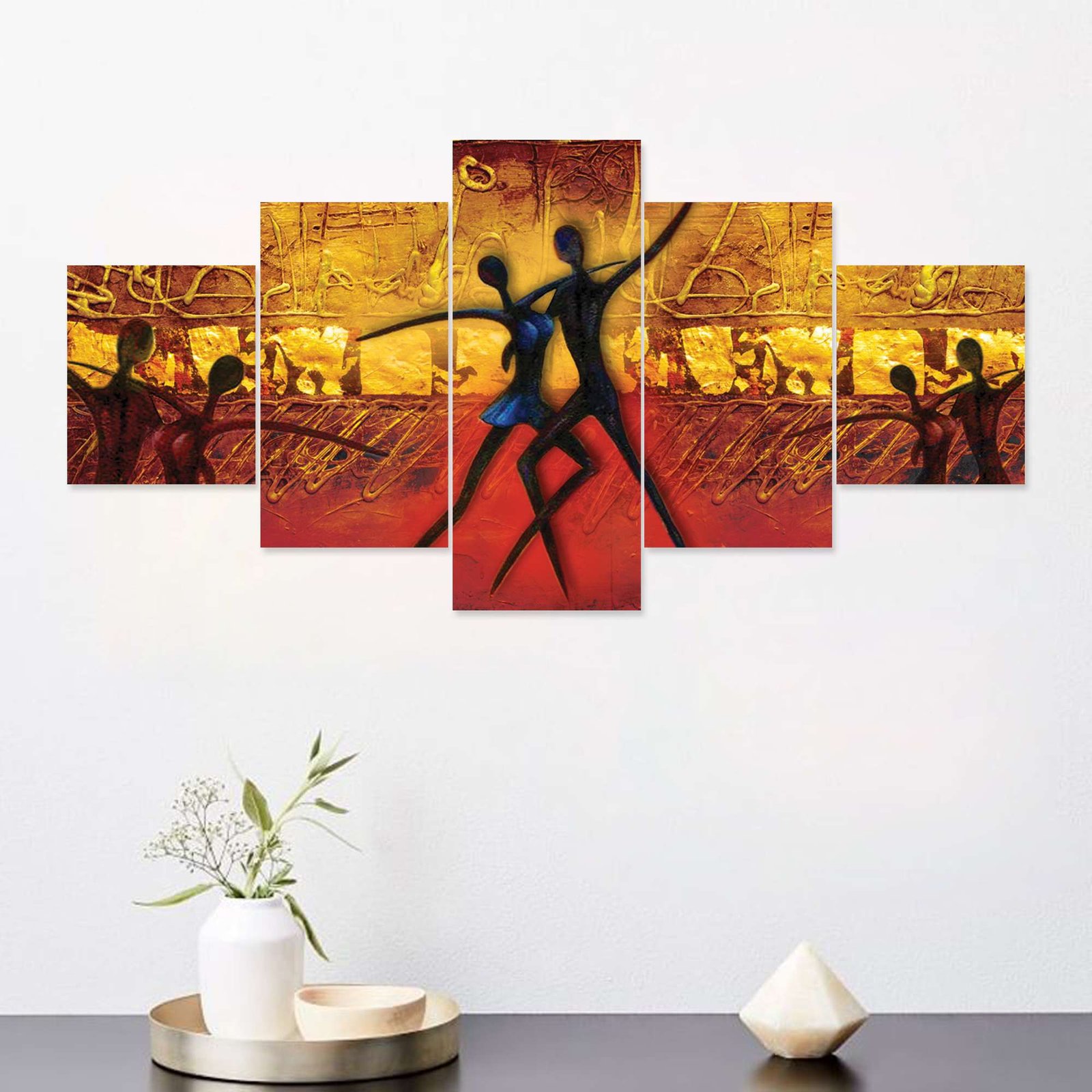 Set of Five 3D Framed Paintings - Image 4