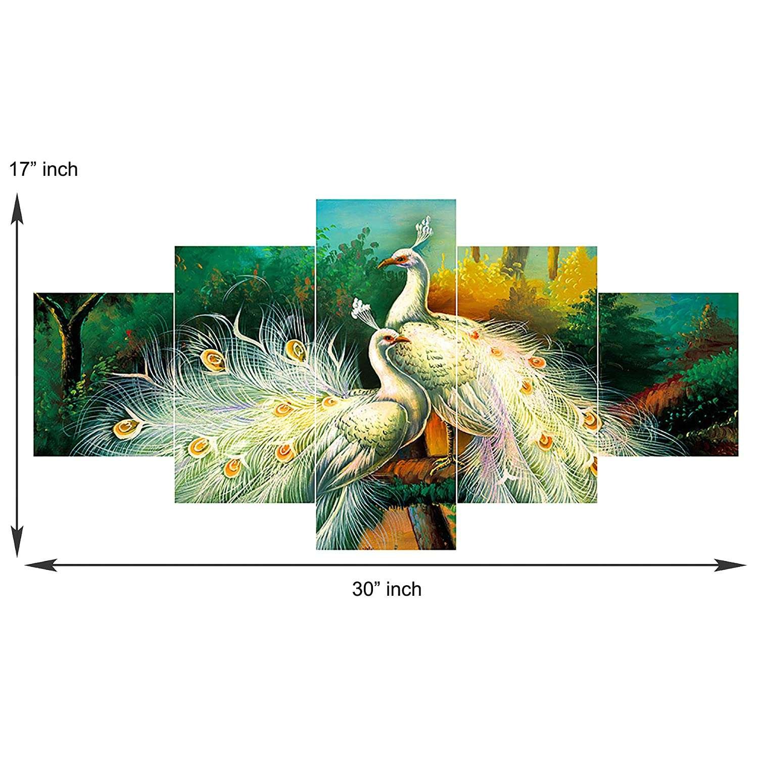 Set of Five 3D Framed Paintings - Image 2