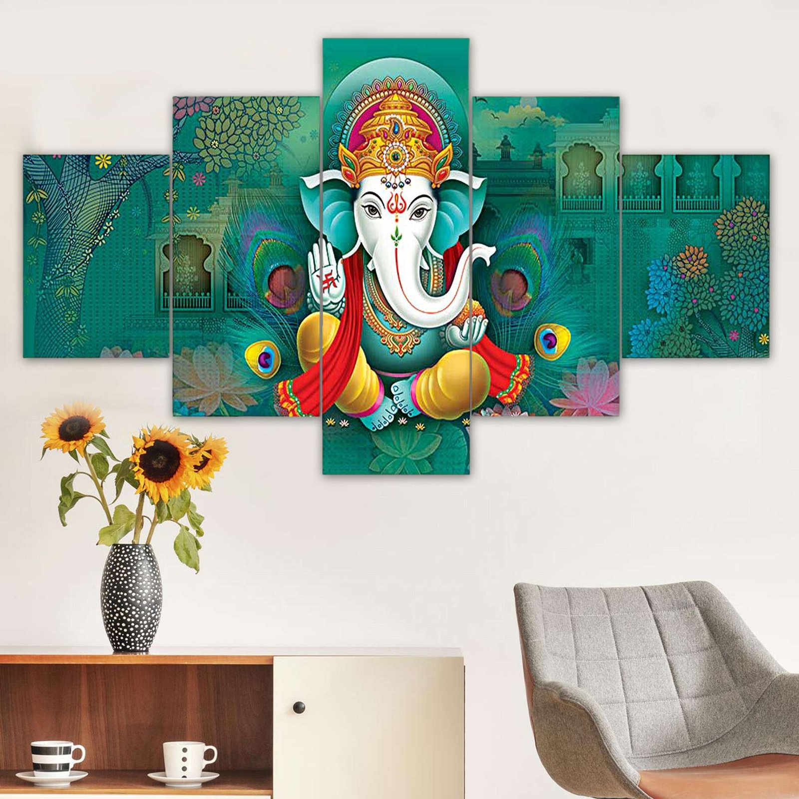 Set of Five 3D Framed Paintings - Image 3