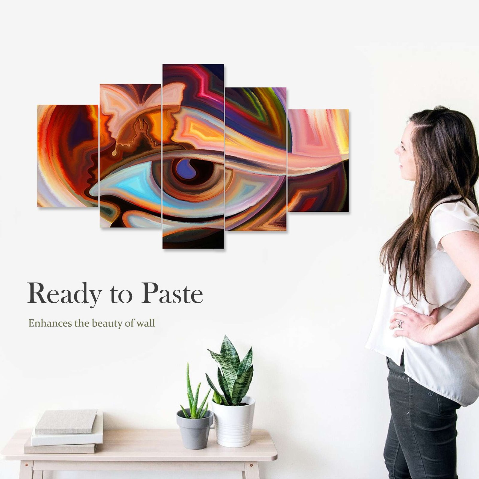 Set of Five 3D Framed Paintings - Image 5