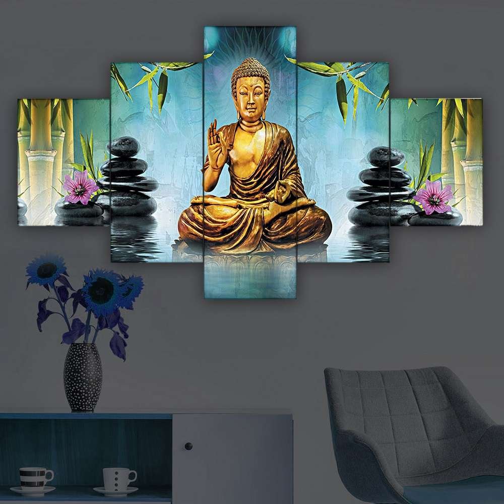 Set of Five 3D Framed Paintings - Image 3
